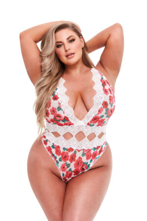 TEDDY BIANCO FLOREALE E PIZZO, QS