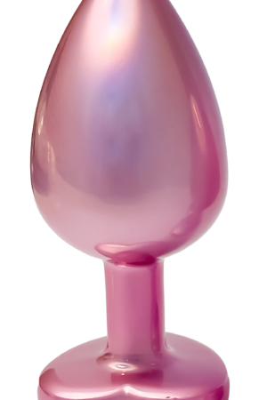 Plug grande rosa perla scintillante dell'amore