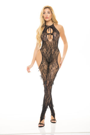 AMAMI PIÙ FORTE BODYSTOCKING NERO, OS