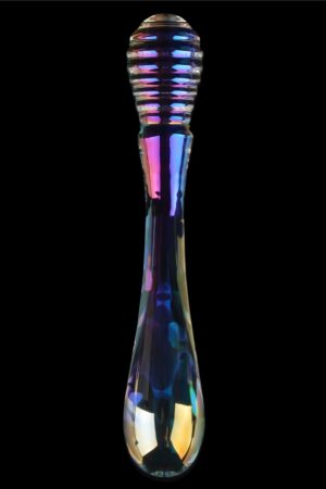 Dildo in vetro Twilight Gleam - Piaceri gemelli