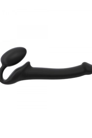 IMBRACATURA DILDO STRAP-ON FLESSIBILE MORBIDO SILICONE NERO S