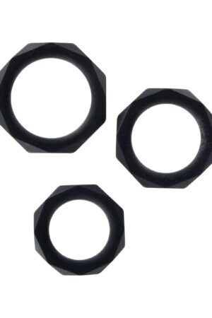 Set di anelli C Power Halo neri