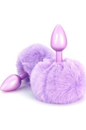 Incantevole tappo anale Bunnytail viola