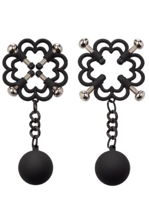 Pressa per capezzoli con peso nero