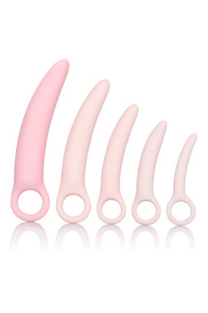 Set di dilatatori in silicone rosa 5 pezzi