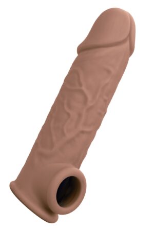 Extension realistiche da 7 pollici marrone