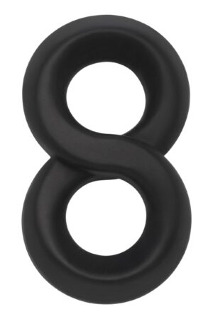 Jock C-Ring in silicone morbido nero