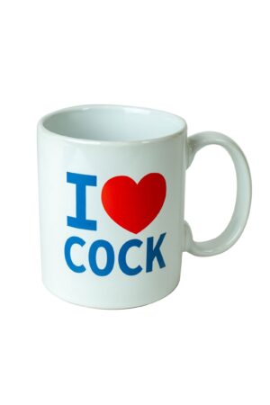 Tazza bianca I Love Cock