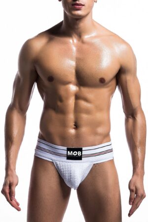 Fetish Classic Wide Jockstrap bianco