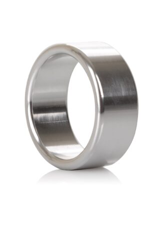 Anello metallico in lega argento medio