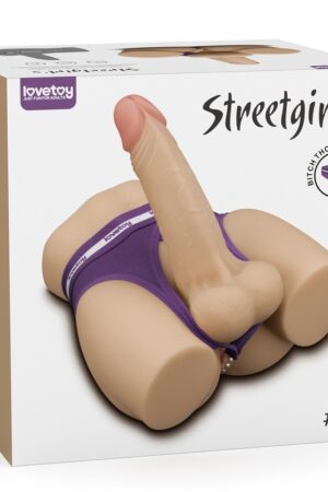 Streetgirl #14 con dildo pieghevole