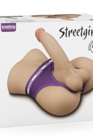 Streetgirl #15 con dildo pieghevole