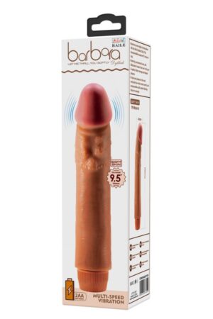 Barbara Dybbuk Vibratore Realistico Multi-Velocità 9,5  Marrone