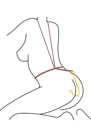Gancio anale di lusso dorato