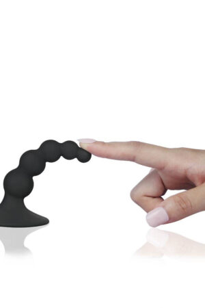 Lure Me Beaded Plug Anale Nero 1