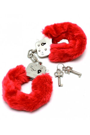 Rimba - Police Handcuffs with Red Fur