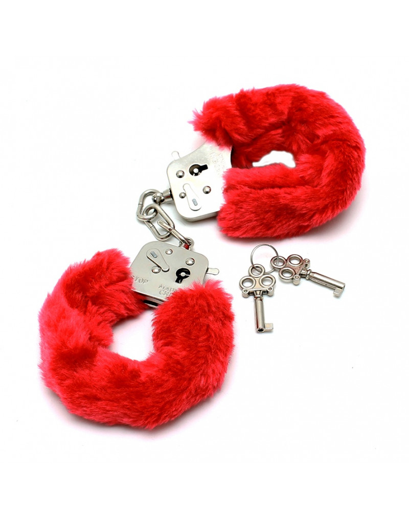 Rimba - Police Handcuffs with Red Fur