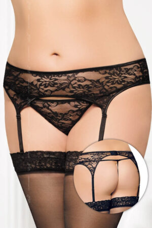 Reggicalze 3316 - Taglie Forti - nero {} XXXL