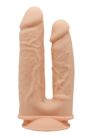 Silexd - Dildo Doppio Premium Silicone Mod.1 7'' - 8'' - Color Carne