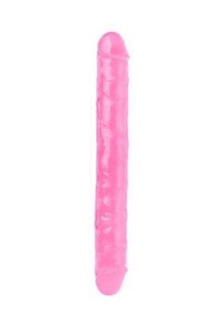 VSC Novelty - Dildo Doppio Realistico Crystal Jellies Mr. Rude 12 - Rosa