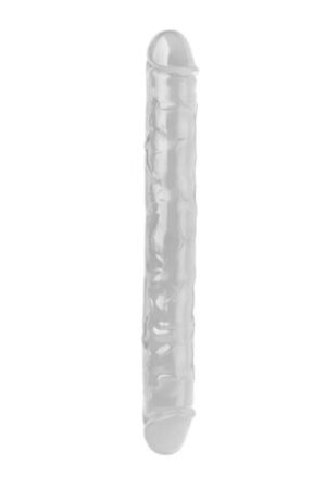 VSC Novelty - Dildo Doppio Realistico Crystal Jellies Mr. Rude 12 - Trasparente