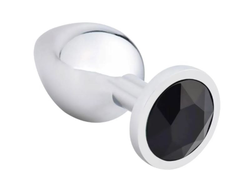 VSC Novelty - Plug Anale con Diamante Nero - M