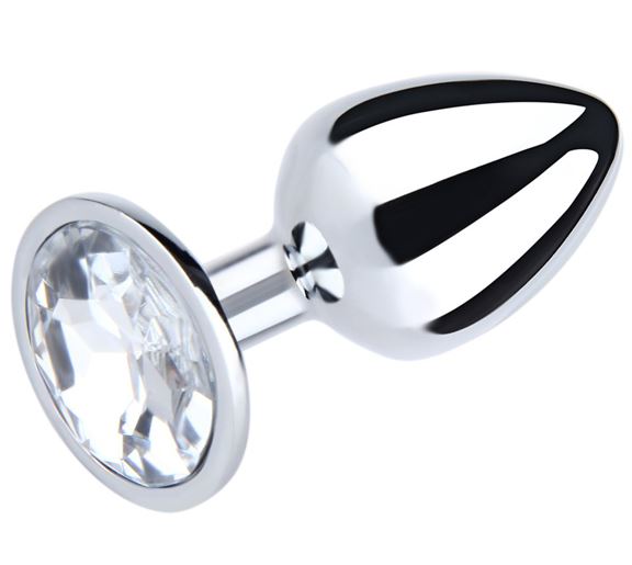 Fantasy Toys - Plug in Alluminio con Gioiello Argento - S