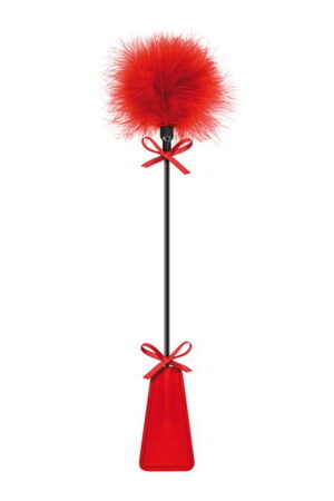 Sweet Caress - Frustino con Pon Pon - Rosso