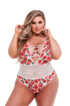 TEDDY BIANCO FLOREALE E PIZZO, QS