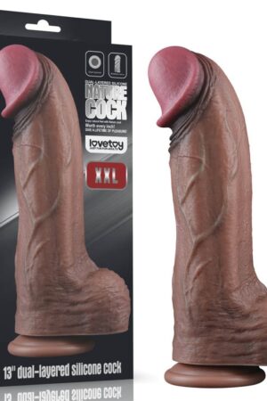 Pene in silicone a doppio strato da 13'' XXL