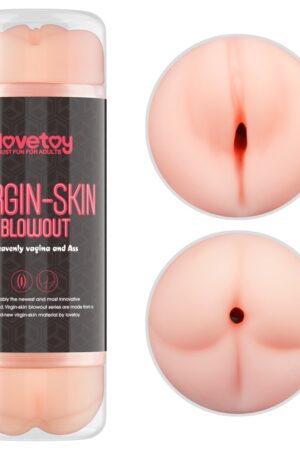 Vagina e culo con doppia estensione laterale per pelle vergine