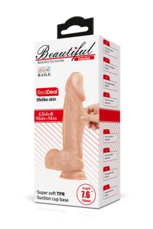 Bellissimo dildo Zebulon 7,6 Flesh