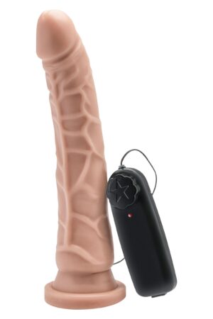 Dong vibrante in PVC 20,5 cm pelle