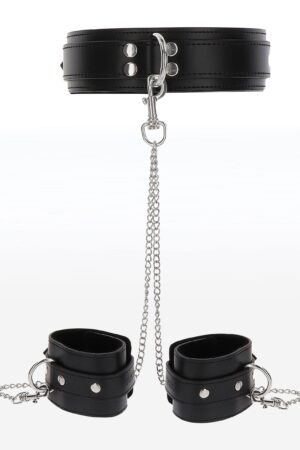 Colletto pesante e polsini neri