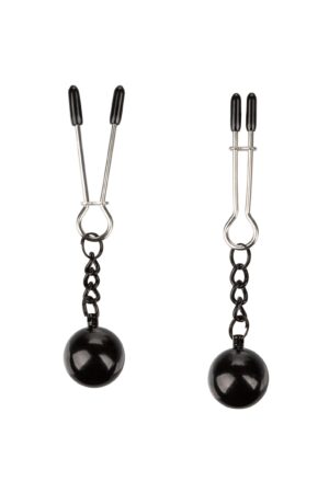 Pinzette per capezzoli con peso nero