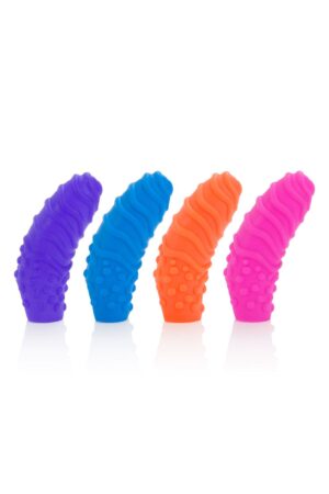 Assortimento di vortici per le dita in silicone