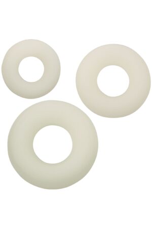 Set di 3 anelli in silicone luminosi