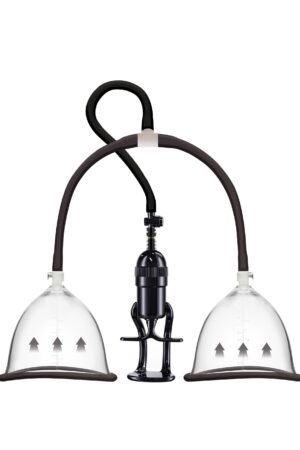 Pompa per il piacere del seno a vuoto M/L nera