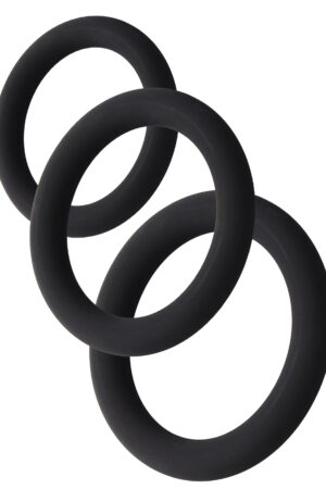 Stamina Starter C-Rings Set da 3 pezzi nero