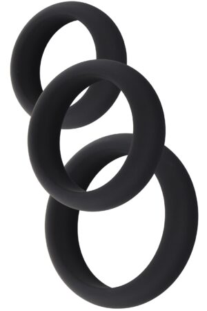 Stamina Premium C-Rings Set da 3 pezzi nero