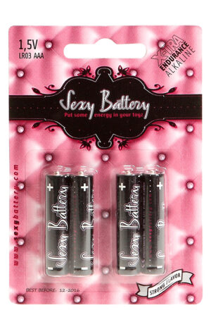 BATTERIA SEXY ALCALINE 4 PEZZI BLISTER AAA
