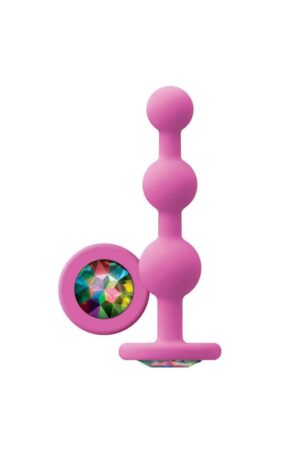 Glams - Gemma arcobaleno ondulata - Rosa