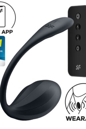 Satisfyer - Ribbed Petal - Nero