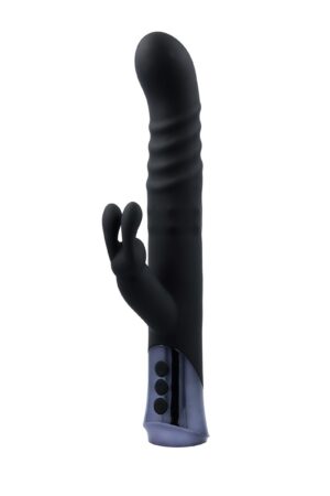 VIBRATORE CONIGLIO RICARICABILE SILVER FOX A SPINTA E ROTAZIONE