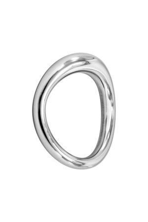 Locked - Cockring in Metallo Forma Ergonimica 5,10 cm - Yoke