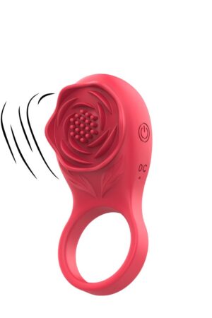 SinsFactory - Vibrating Rose Cock Ring