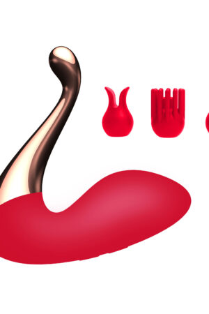 Totally For U - Kinky - Dual Stim Clitoral Vibrator - The Queen Stiletto