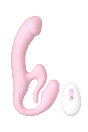 Winyi - Strapless Doppio Vibrante con Telecomando - Marcia