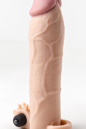 GUAINA PER PENE REALISTICA S6 CARNE 21 CM CON VIBRAZIONE