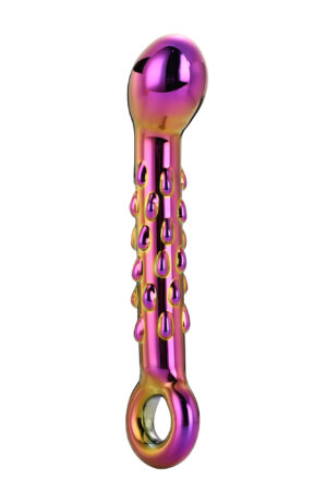 DILDO G-SPOT IN VETRO GLAMOUR CON COSTINE
